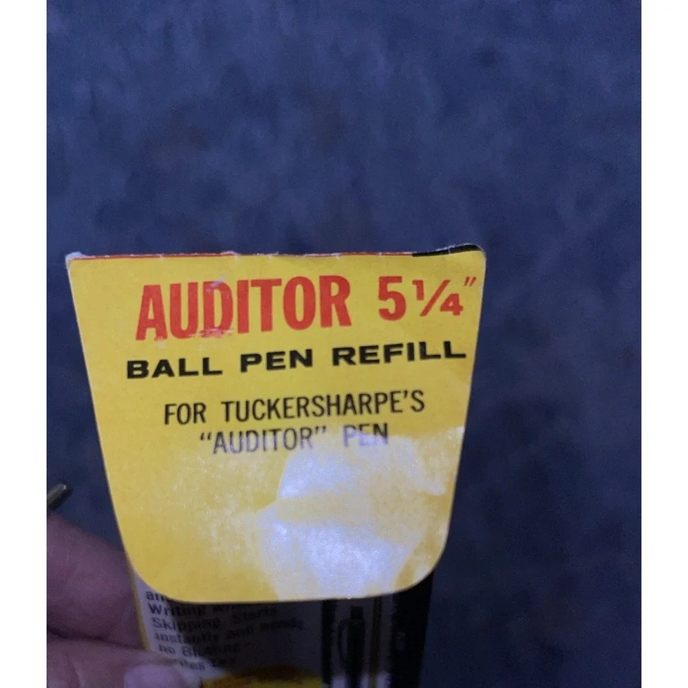 VTG  1 AUDITOR BALL POINT PEN REFILLS BLUE (NEW OLD‎ STOCK)